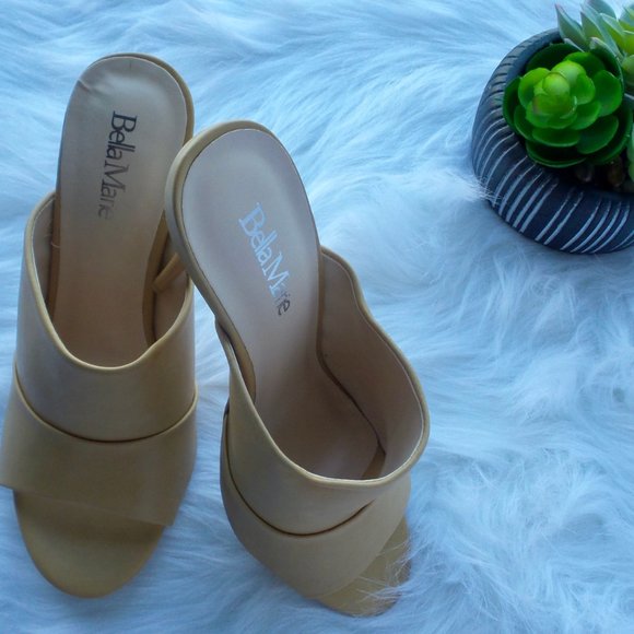 *SOLD* Open Toe Slip-On Heels - Picture 4 of 8